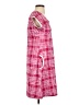 Lesley Evers Plaid Red Casual Dress Size S - photo 4