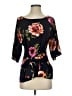 West Kei Black 3/4 Sleeve Blouse Size S - photo 1