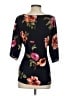 West Kei Black 3/4 Sleeve Blouse Size S - photo 2