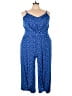 Gilli Stars Blue Jumpsuit Size 3X - photo 1