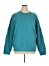 Lands' End Solid Teal Sweatshirt Size XL - photo 1
