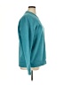 Lands' End Solid Teal Sweatshirt Size XL - photo 4