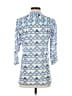 Oliphant Blue 3/4 Sleeve Blouse Size XS - photo 2