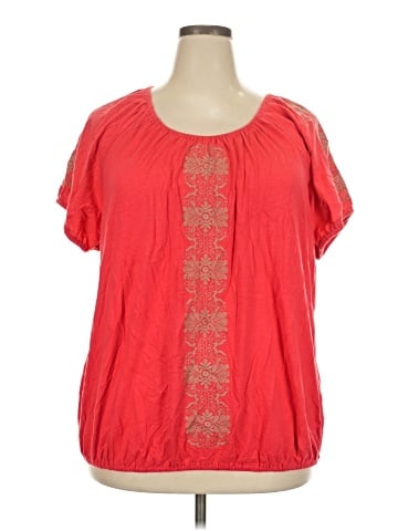 Faded Glory Short Sleeve Blouse (view 1)