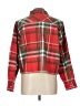 Lands' End Plaid Red Long Sleeve Button-Down Shirt Size L (petite) - photo 2