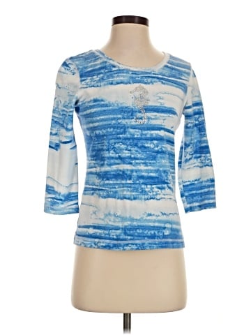 Weekends by Chico's 3/4 Sleeve T-Shirt (view 1)