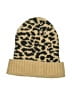 J.Crew Animal Print Gold Beanie One size - photo 1