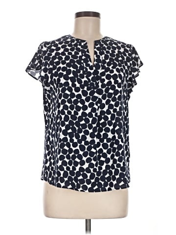 Calvin Klein Short Sleeve Blouse (view 1)
