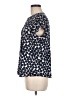 Calvin Klein Blue Short Sleeve Blouse Size M - photo 5