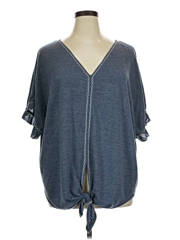 Max Studio Short Sleeve Top (view 1)