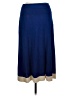 Unbranded Solid Blue Casual Skirt Size M (estimated) - photo 2