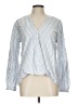 Remade Blue Long Sleeve Blouse Size L - photo 1