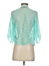 BCX 100% Polyester Teal 3/4 Sleeve Blouse Size XS - photo 2