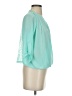 BCX 100% Polyester Teal 3/4 Sleeve Blouse Size XS - photo 4