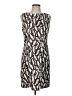 AGB Graphic Gray Cocktail Dress Size 10 - photo 1