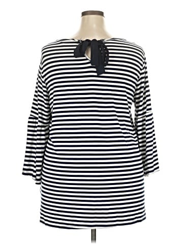 Weekend Suzanne Betro 3/4 Sleeve Top (view 2)