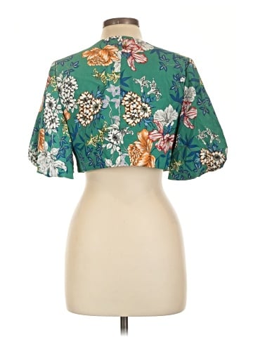 Aidan by Aidan Mattox Short Sleeve Blouse (view 2)