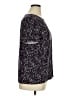 AK Anne Klein Stars Black Short Sleeve Top Size XL - photo 4