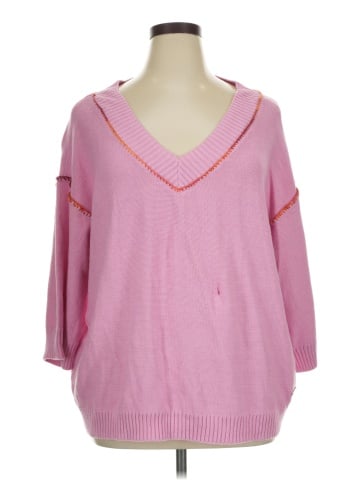 Peace Love World Pullover Sweater (view 1)