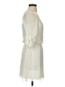 Speechless 100% Polyester Solid Ivory Casual Dress Size XS - photo 4