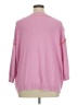 Peace Love World 100% Cotton Pink Pullover Sweater Size 1X - photo 2