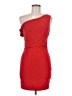 iris 100% Polyester Solid Red Cocktail Dress Size M - photo 1