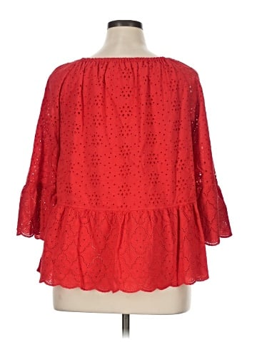 John Mark 3/4 Sleeve Blouse (view 2)