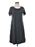 Exist Solid Gray Casual Dress Size S - photo 1