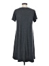Exist Solid Gray Casual Dress Size S - photo 2