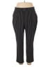 Hilary Radley Stripes Black Casual Pants Size XL - photo 1