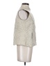Talbots 100% Cotton Gray Vest Size S - photo 4