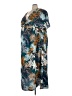 The Curve LA 100% Polyester Tropical Blue Casual Dress Size 3X - photo 1