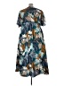 The Curve LA 100% Polyester Tropical Blue Casual Dress Size 3X - photo 2