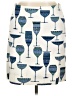 Talbots Print Blue Casual Skirt Size 14 (petite) - photo 1