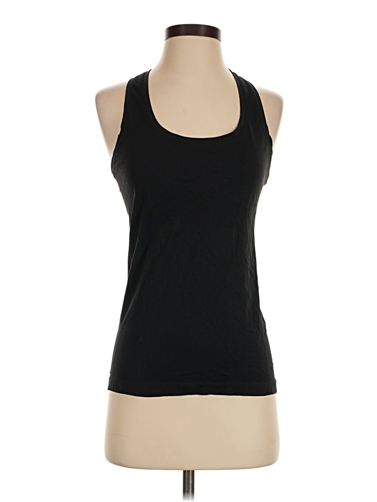 Pre-owned Athleta Tank Top Black Halter Neckline Tops