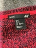 H&M Animal Print Burgundy Pullover Sweater Size S - photo 7