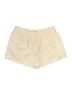 J.Crew Collection 100% Leather Chevron-herringbone Gold Shorts Size 4 - photo 1