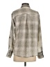 Splendid Plaid Gray Long Sleeve Blouse Size S - photo 2