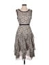Robbie Bee 100% Polyester Paisley Gray Cocktail Dress Size 10 - photo 1