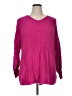 Boutique + 100% Acrylic Pink Pullover Sweater Size 0X - photo 1
