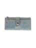 Fossil 100% Leather Blue Leather Wallet One size - photo 1