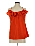 Cotton Express 100% Polyester Orange Sleeveless Blouse Size S - photo 1