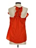 Cotton Express 100% Polyester Orange Sleeveless Blouse Size S - photo 2