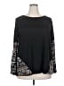 BLOOMCHIC Black Long Sleeve Top Size 18 - photo 1
