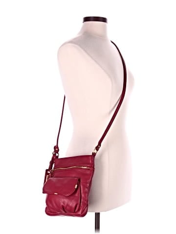B Makowsky Leather Crossbody Bag (view 2)
