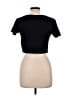 Primark Floral Black Short Sleeve T-Shirt Size L - photo 2