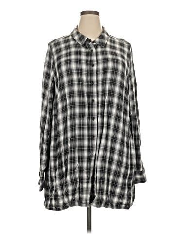 Lane Bryant Long Sleeve Button-Down Shirt (view 1)