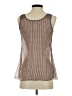 Converse One Star 100% Polyester Brown Sleeveless Blouse Size XS - photo 2