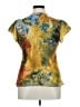 Sunny Leigh 100% Polyester Gold Short Sleeve Blouse Size XL - photo 2