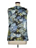Apt. 9 100% Polyester Blue Sleeveless Blouse Size XL - photo 2
